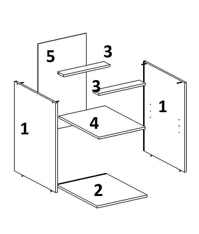 сборка навесного шкафа